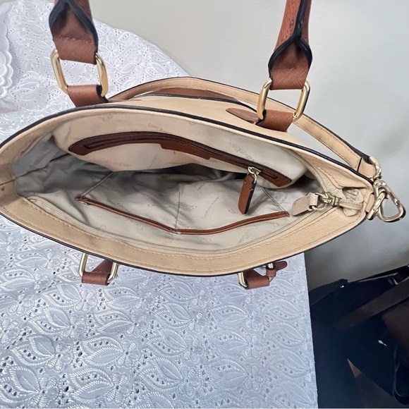 Calvin Klein Tan and Brown Women's Bag - Picture 13 of 13